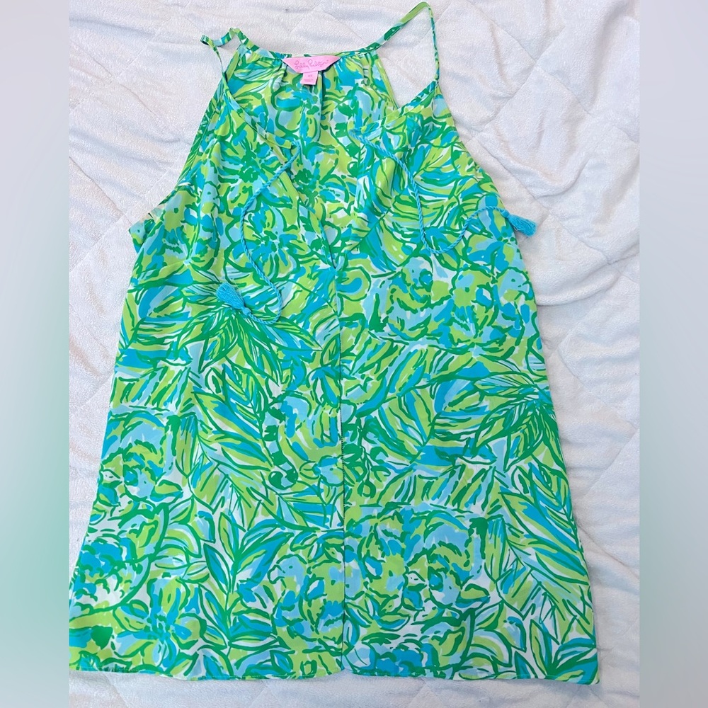 Lilly Pulitzer silk top, like new condition, size xs